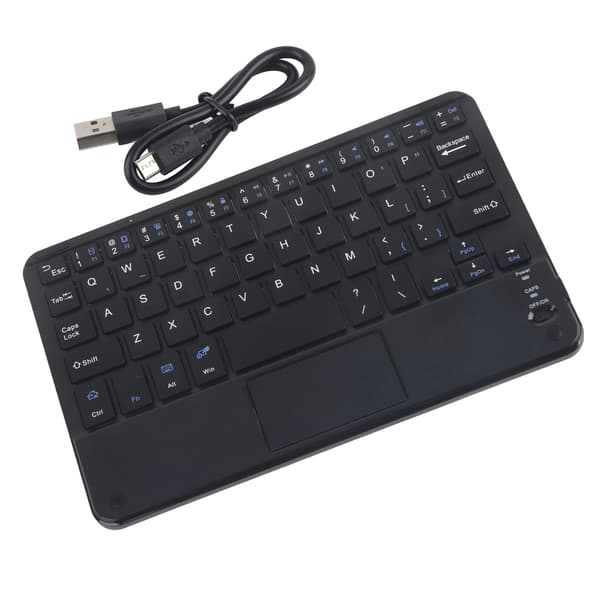 UltraSlim Mini langaton Bluetooth-näppäimistö kosketuslevyllä Windows PC:lle ja Android-tabletille