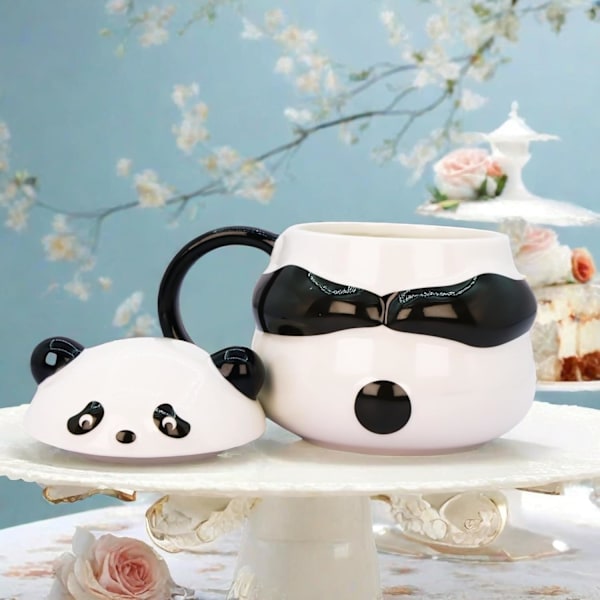 Panda Kops Cute Keramik Kaffeekrus Søde Nyhed Panda Kaffe Kops Te Kop Gave til Jul Fødselsdag