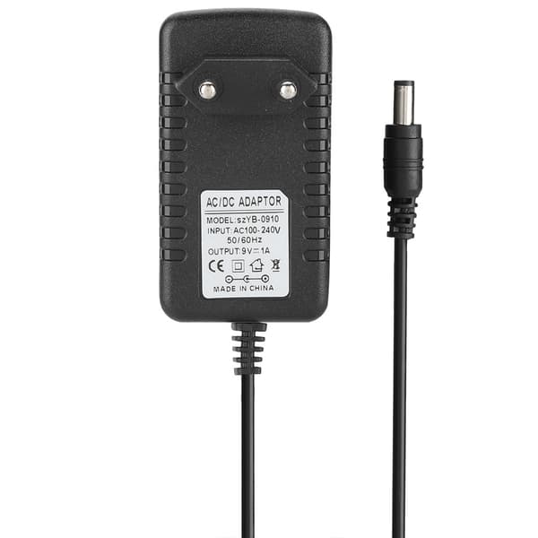 Varmebestandig Li-ion laderadapter 9V/1A hurtiglading med flernivåbeskyttelse