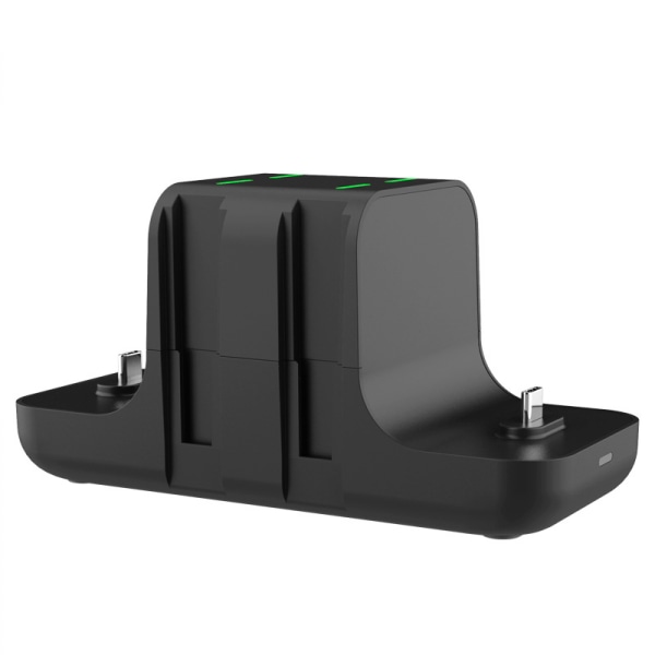 Opgraderet controller-opladerdockstation til Nintendo Switch-controller og Joy-con, 6-i-1-opladningsstativ til Switch