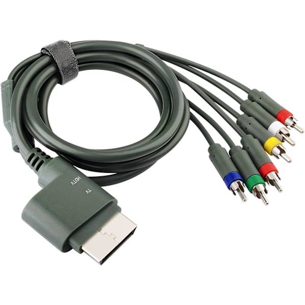6ft komponent HDTV video- og RCA-stereolyd AV-kabel til Microsoft Xbox 360 / Xbox 360 Slim
