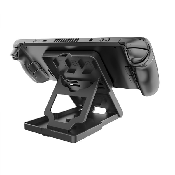 Stand for Steam Deck, Adjustable Foldable Stand Compatible(black)