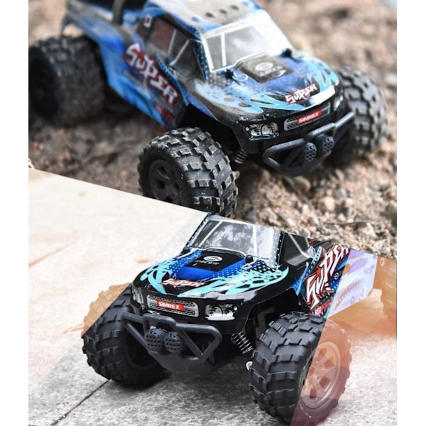 1/18 mittakaavan radio-ohjattava auto C4wd, maastoauto, suuri nopeus 20 km/h, maastoauto, lahja pojille ja tytöille, 5-12-vuotiaille K