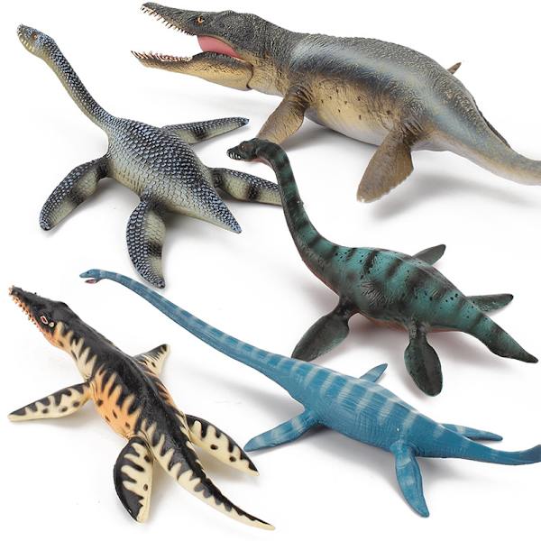 Jurassic World Ocean Protector Dinosaurie, Tillverkad av Oceanbound Plast, Leksak för Barn från 4 År och Uppåt (5 Piese)