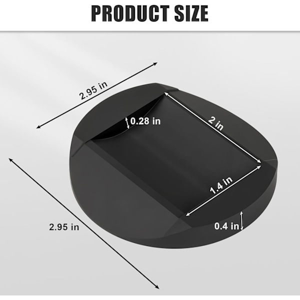 4 st Möbelstopp, Hjulstopp Sängstopp Möbelhjulskoppar - Premium Massiv Gummi Hjulskoppar Passar Alla Golv & Hjul