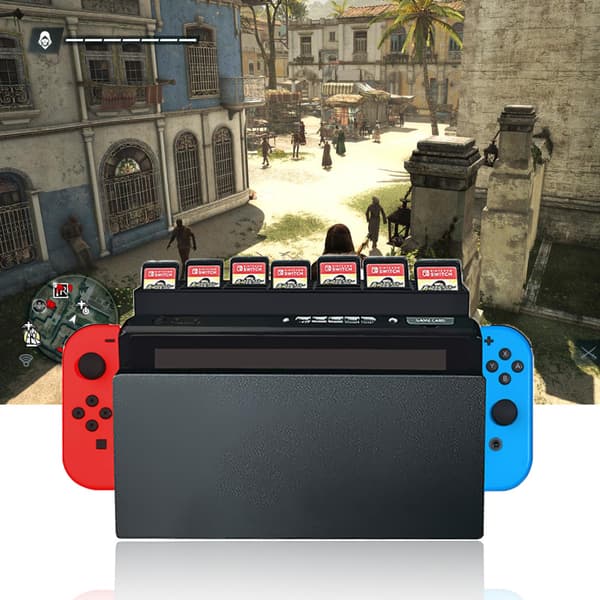 For Nintendo Switch NS kortboks spillkortoppbevaring 28 spillkortkapasitet