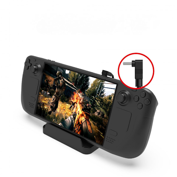 Laddningsdocka för Steam Deck Adapter Robust stödbas för mobiltelefon