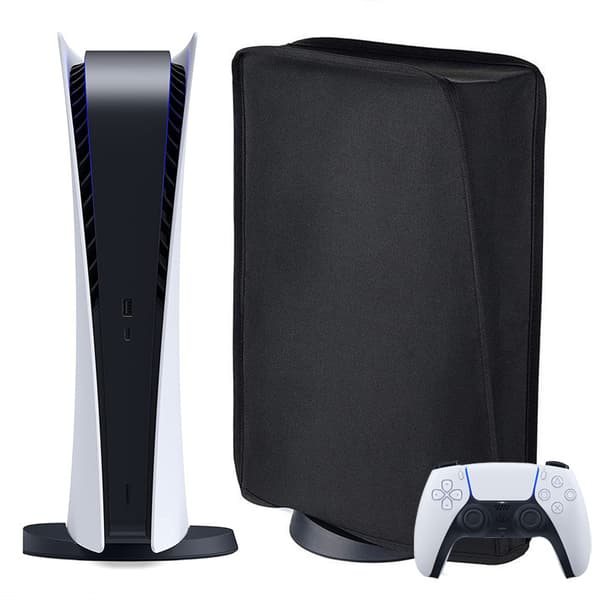 PS5-konsolin pölysuoja PS5-pölysuoja, räätälöity Playstation 5 -konsolin levyversiolle ja digitaaliselle versiolle