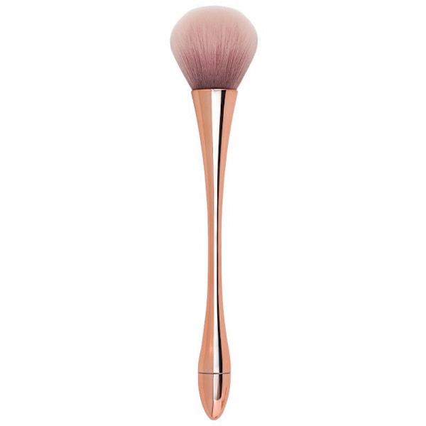 Stor puderborste, bronzerborste, rougeborste för makeup, foundationborste, kabukiborste, professionell fluffig