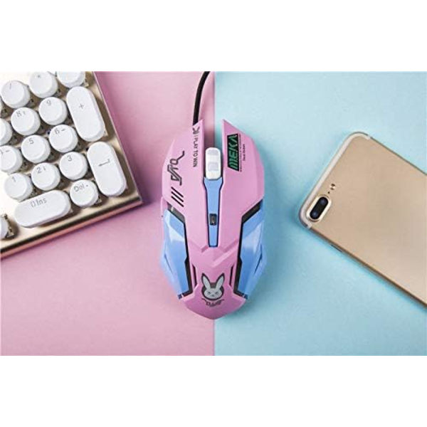 Mus Breathing LED Baggrundsbelyst Gaming Mus Genji Reaper Trådløs USB Computermus til PC & Mac E-Sports Spillere