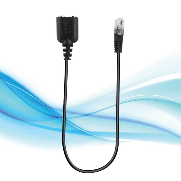Dobbelt 3,5 mm Jack til RJ9/RJ10 Telefon Headset Kabel til Cisco Office Adapter Stik Kabel