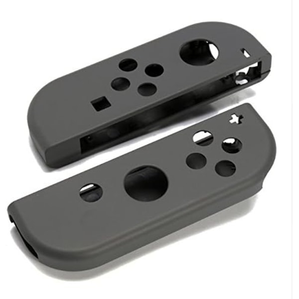 Ersättningshölje för Switch NS JoyCon-kontroll (Grå-Svart)
