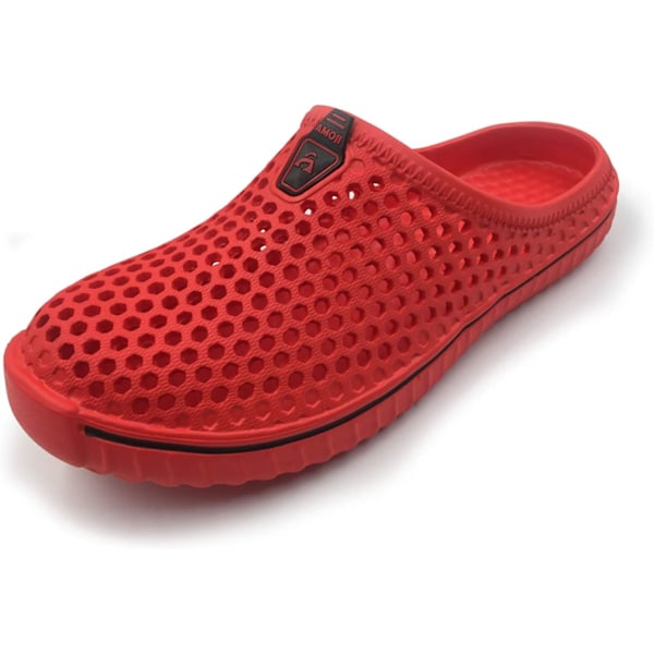 Unisex Have Clogs Sko Tøfler Sandaler AM1702 red 11.25inch 6 Women/5 Men