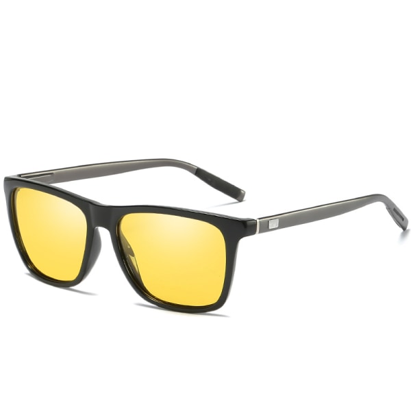 Unisex solglasögon i polariserad aluminium Vintage solglasögon