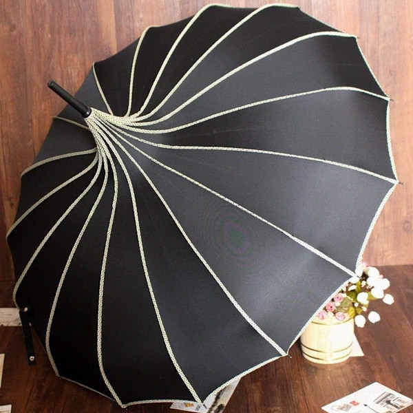 Pagoda Peak Old-fashioned Ingenuity Parasoll (svart) black