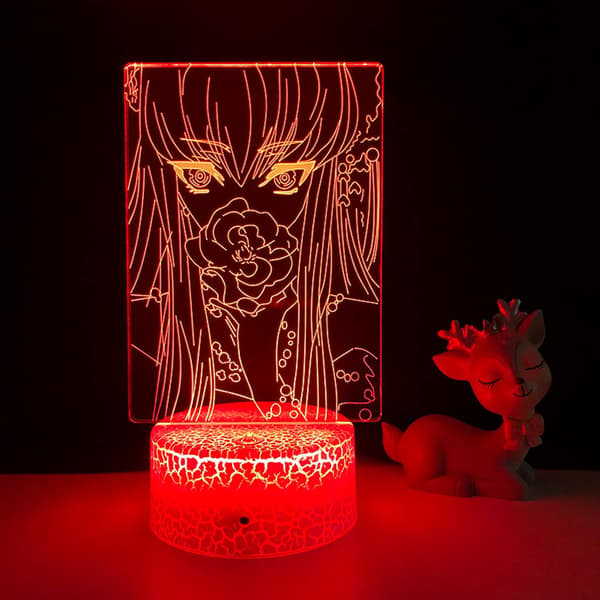 Anime 3D Lampe Code Geass for Soveromsdekor Nattelys Bursdagsgave Manga Code Geass Led Nattelys Sengelampe