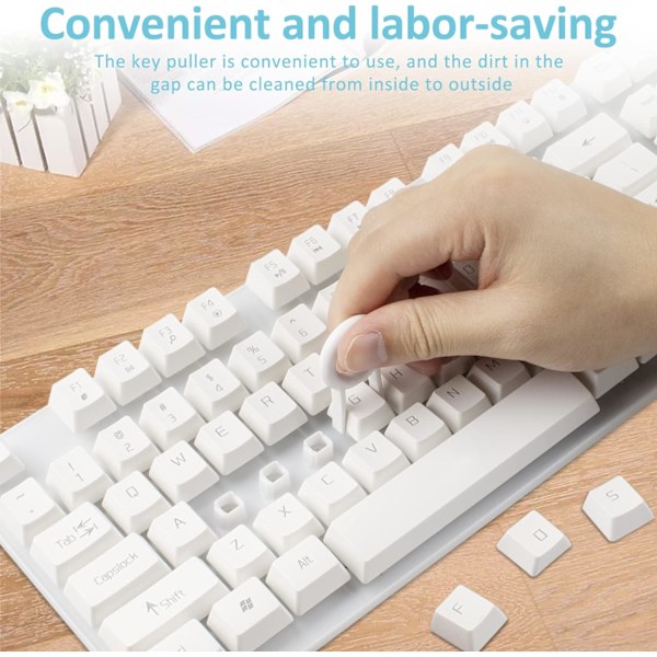 2022 Nyt Rengøringssæt til Tastatur Blød Børste 5 i 1 Multifunktion Computer Rengøringsværktøjssæt med Keycap Puller