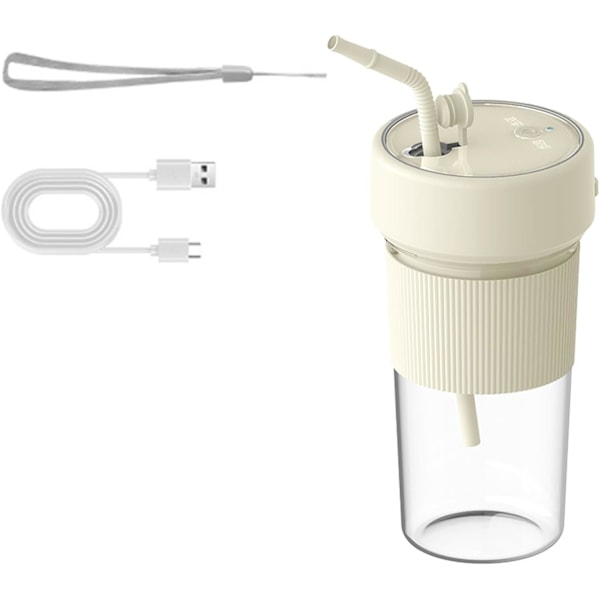 Bärbar Mixer, Liten Fruktjuicer Med Sugrör, Matblandare, Bärbar Mixer För Kök, Resor, Hem