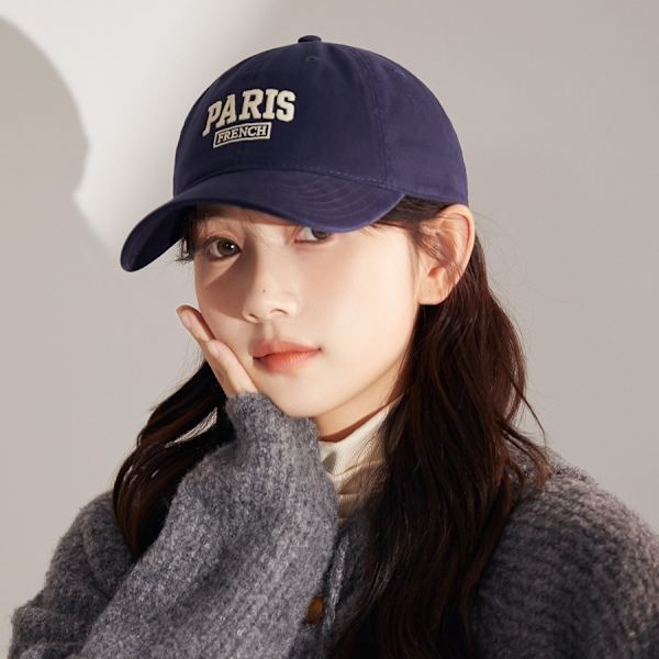 All-match Baseball Cap Damemode Retro Blød Top Cap Høj Kvalitet Åndbar Bomuldshat Mænd orange