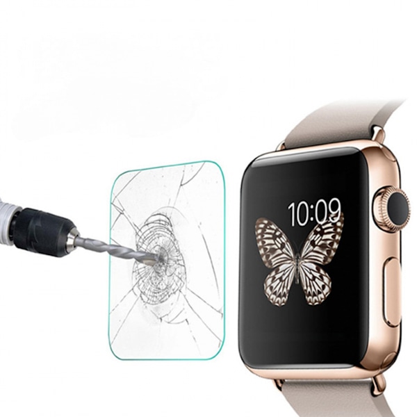 Karkaistu lasinen näytönsuoja Apple Watch Series SE 40mm:lle, naarmuuntumaton, 9H kovuus, kuplaton, HD-kirkas kalvo