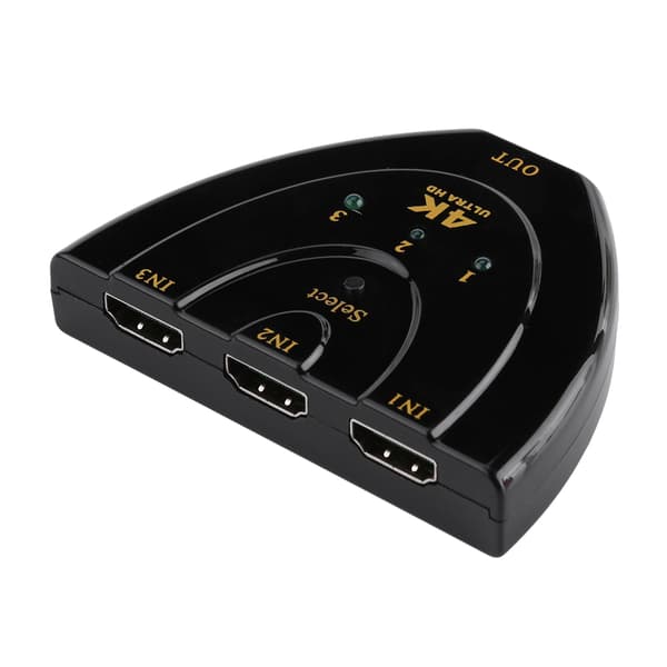 4Kx2K 3D Mini 3-Port HDMI-switch HDR 3 ind 1 ud Splitter Switcher til DVD Xbox