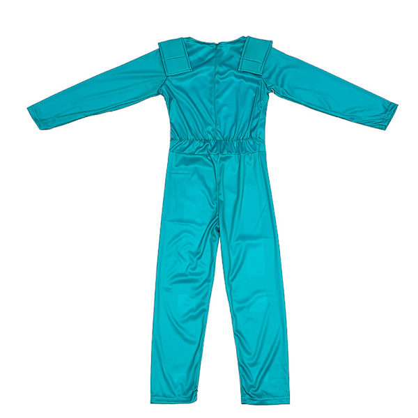 Minecraft Rustning Pojkarnas Jumpsuit Kostym Blå Kostym Barnens Magiska Diamant Rustning Set Halloween Stor (Höjd 125-135cm)