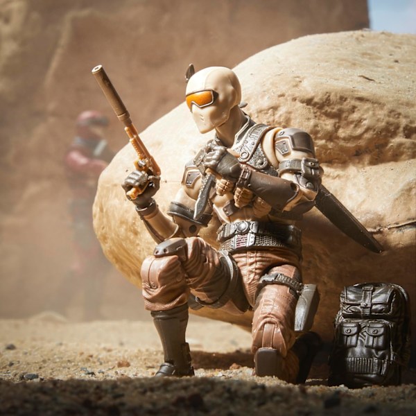 Klassificerad serie Desert Commando Snake Eyes, samlarobjekt G.I. Joe actionfigurer, 92, 6-tums actionfigurer för pojkar och flickor, med 9 tillbehör
