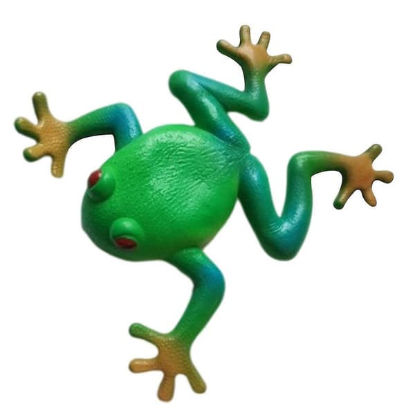 Nyhet Rolig Leksak Simulering Mjuk Sträckbar Gummi Groda Modell
