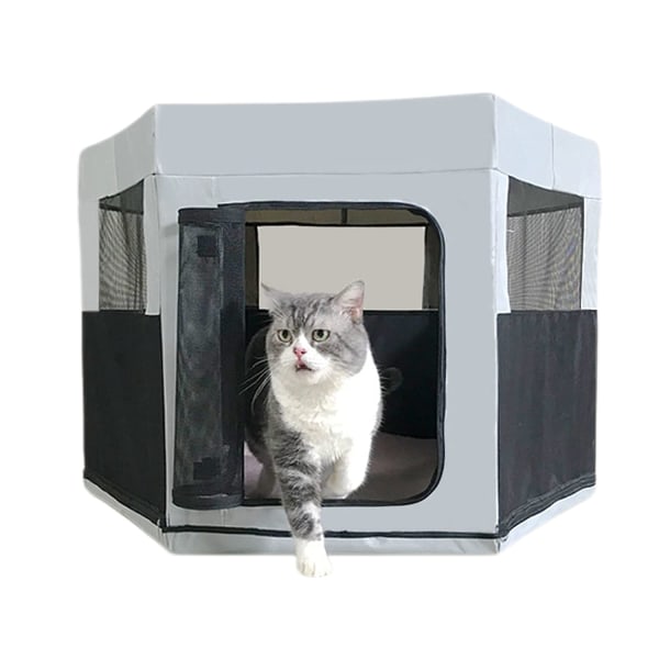 Portable Pet Playpen, Cat Delivery Room Playpen Travel, Dog Kennel Pet Tent Playpen for Large Medium Dogs/Cats/Rabbits/Hamster
