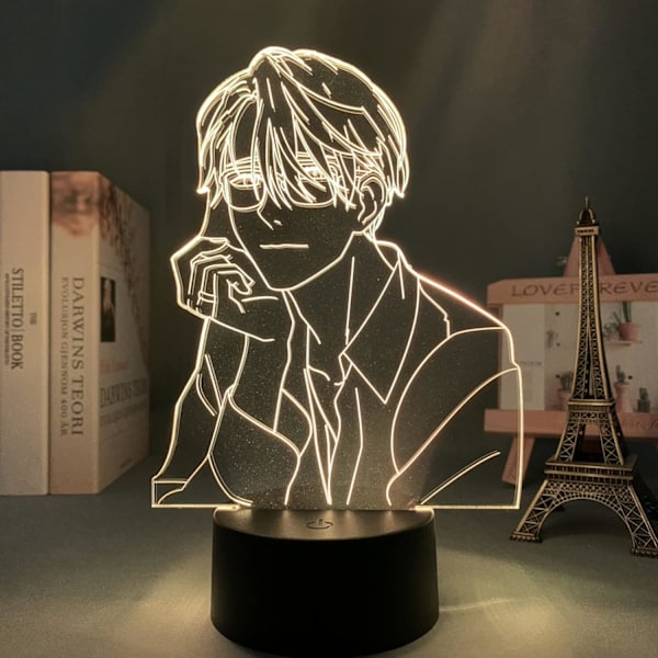 Yuri On Ice Victor LED Lampe til Børneværelses Dekoration Natlys Fødselsdagsgave Værelse Bord Akryl Anime 3D Lys Yuri On Ice