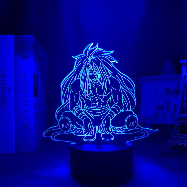3D LED Lys Anime Yuyu Hakusho Raizen til Soveværelses Dekoration Natlys Børnefødselsdagsgave Manga Værelse Skrivebord 3D Lampe Yu Yu Hakusho