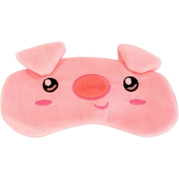 Söt Djur Nyhet Rosa Gris Ögonmask för Sömn Gris Sovmask Ögonmask för Sovande Kvinnor