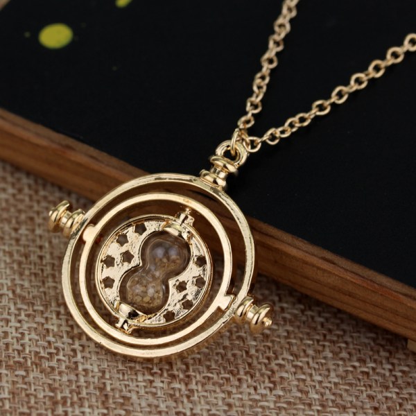 Harry Potter Time-Turner Time Converter Timeglass Halskjede