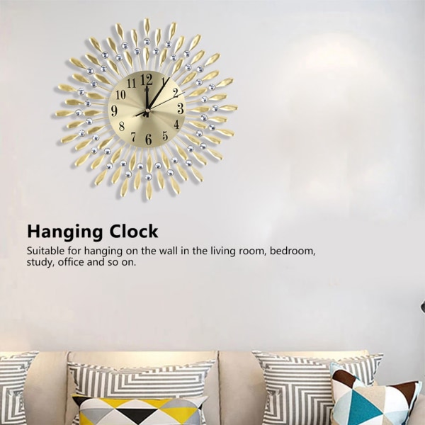 Hushålls innovativa moderna väggklocka Vardagsrum hängande kvartsklocka dekoration
