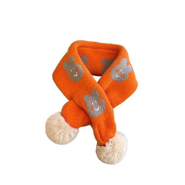 Barn Scarf Vinter Barn Stickade Halsdukar Wraps Mjuk Vindtät Halsvärmare Flickor Pojkar Småbarn