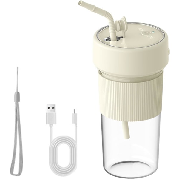 Bärbar Mixer, Liten Fruktjuicer Med Sugrör, Matblandare, Bärbar Mixer För Kök, Resor, Hem