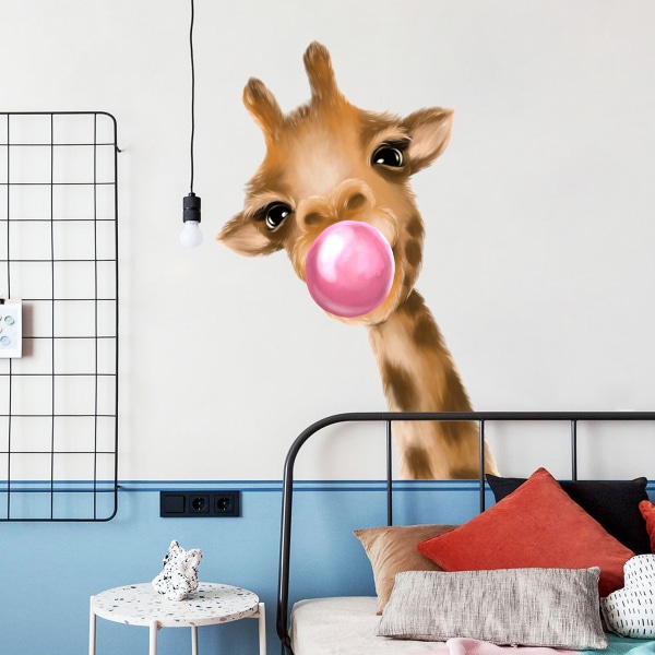 Kirahvi seinätarrat irrotettavat tarrat lastenhuoneeseen makuuhuoneeseen olohuoneeseen seinämaalauksia koristeisiin