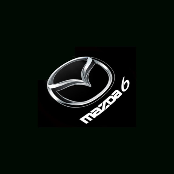 2 paket är lämpliga för Mazda MAZAD välkomstljus 04-15 Mazda 6 specialmodifierad dörrlaserprojektionsljus