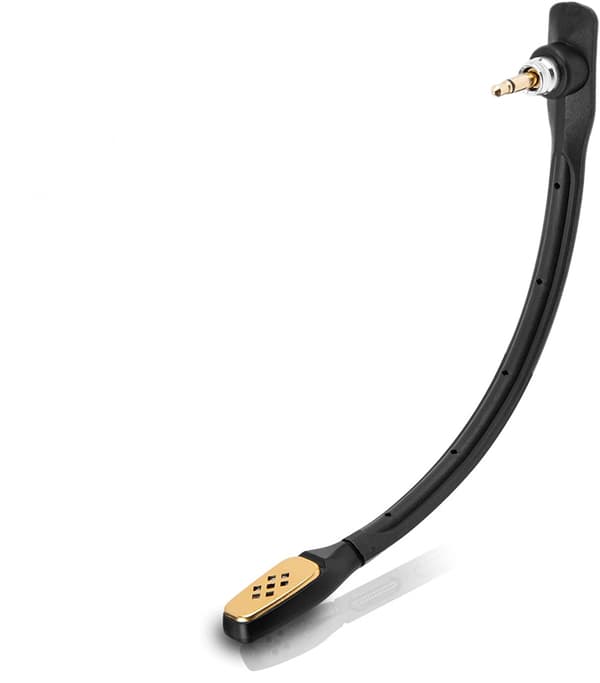 Til A40 Mic, Mikrofonudskiftning til Astro A40 / A40 TR Gaming Headset på PS5, PS4, Xbox One, PC, Mac, Telefon, Støjreducerende 3,5 mm Guld