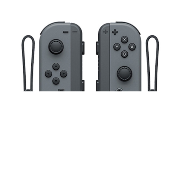 Nintendo Switch-kontroller Joycon trådlös Bluetooth-spelkontroll fjärrväckning med rep, stödjer fitnessring gray