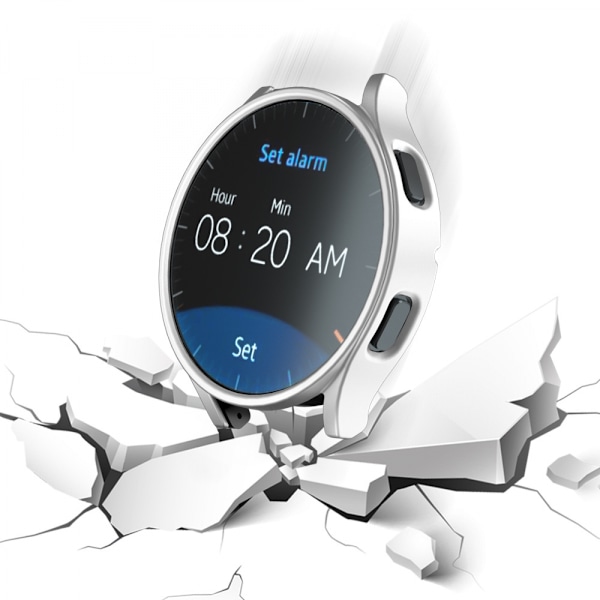 Kompatibel Samsung Galaxy Watch 5 Pro skærmbeskytter og etui 45MM, ultratynd hard PC kofangercover