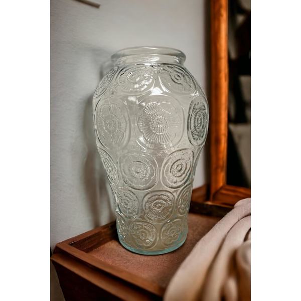 Blomglas Vas Transparent 9.4\" Heminredning Present Vas