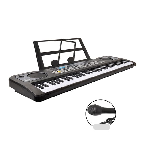 61-tangenters keyboard klaver bærbart multifunktionelt 76 cm elektronisk keyboard klaver til børn Without Plug