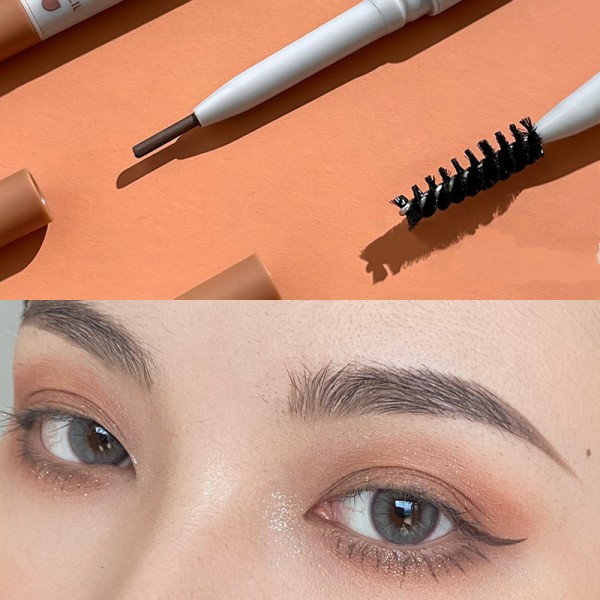 Makeup Brow Stylist Definer vedenkestävä kulmakynä, ultraohut mekaaninen kynä, piirtää pieniä kulmakarvoja ja täyttää harvat