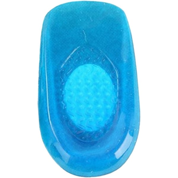 WJ 1 Par Plantar Fasciitis Innersulor Blå Skor Silikon Hälkoppar Ben Spur Pad Achilles Heel Cushion Sko Innersula Blue 10.8x6.2cm