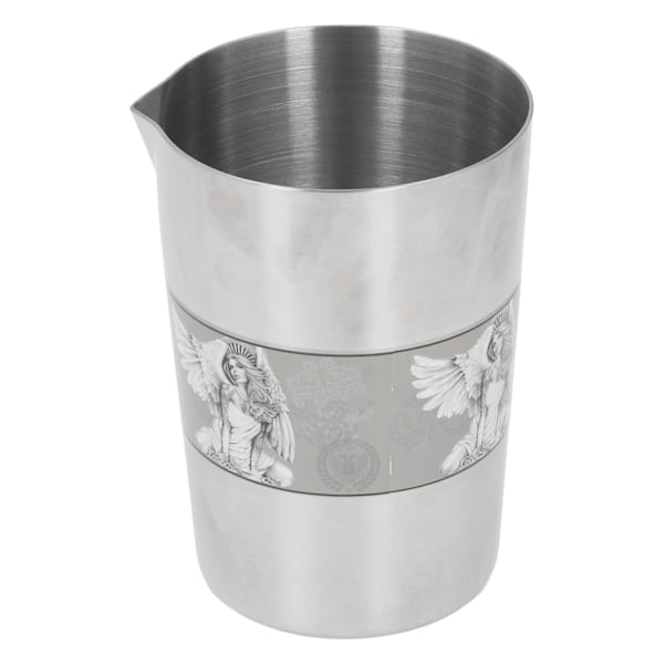 Cocktail Shaker 304 Rustfrit Stål Vintage Print Bartender Kop til Bar Hjem Type 1 S