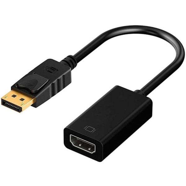 Kabel HD 4K DisplayPort til HDMI-kompatibel adapterkabelkonverter han DP til hun HDMI- 1080P