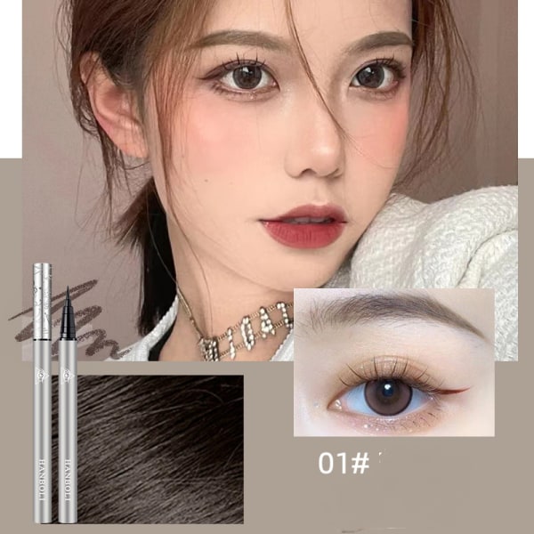 Eyebrow Pen Liquid Brow Pencil - Eyebrow Pencil Draw Hair Like Stroke Brows, Natural Eye Brow Makeup