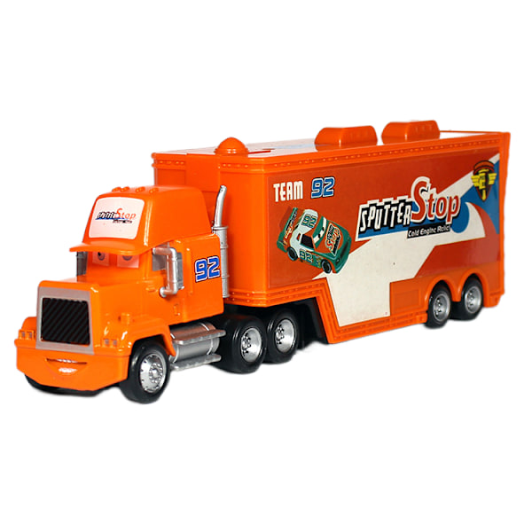 Bilar Story 3 Lightning McQueen 86 Roadmaster 36 Uncle McIntyre Alloy Container Truck Modell