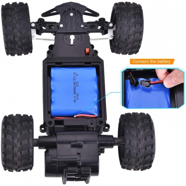 1/18 skala RC bil C4wd RC bil terränggående hög hastighet 20 km/h terrängbil, RC crawler fordonsleksaker present till 5-12 år gamla barn